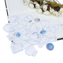 46pcs/box Drift Bottle DIY Diary Stickers Paper Lables Gifts Packaging DecorJ,a