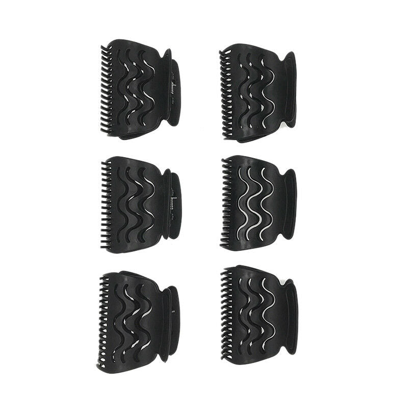 6pcs/set 3 Sizes Detachable Handle Hair Roller Brush with Positioning Clips E3J8