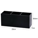 1*Black Acrylic Cosmetic Organizer Makeup Brushes Pen Stand Storage Holder Case