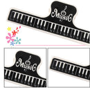 Music Book Clip Music Page Holder - Book Page Holde L Size (Black)