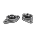 2Pcs 8mm Bore Diameter KFL08 Pillow Block Bearing Flange Rhombic BearingsLH 3C