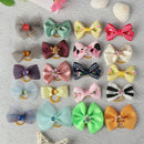 2Pcs Pet Dog Cat Puppy Bowtie Adjustable Necktie Collar Bowknot Cute Bow Tie NTO