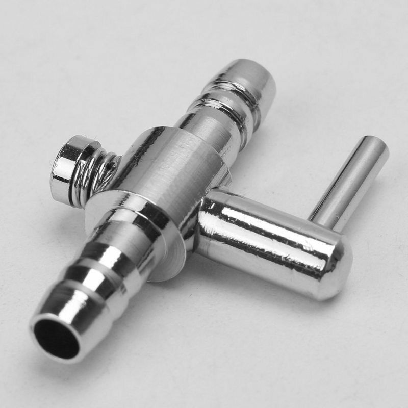 2 Pcs Metal Thread Aquarium Fish Air Flow Distributor Lever Control Valve LKR