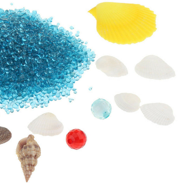 Romantic Gravel Blue Sand Fish Tank Aquarium Ornaments Vivid Decoration