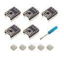 1X(RobotDyn 5pcs Drv8825 Stepstick Stepper Driver Module With Heatsink For