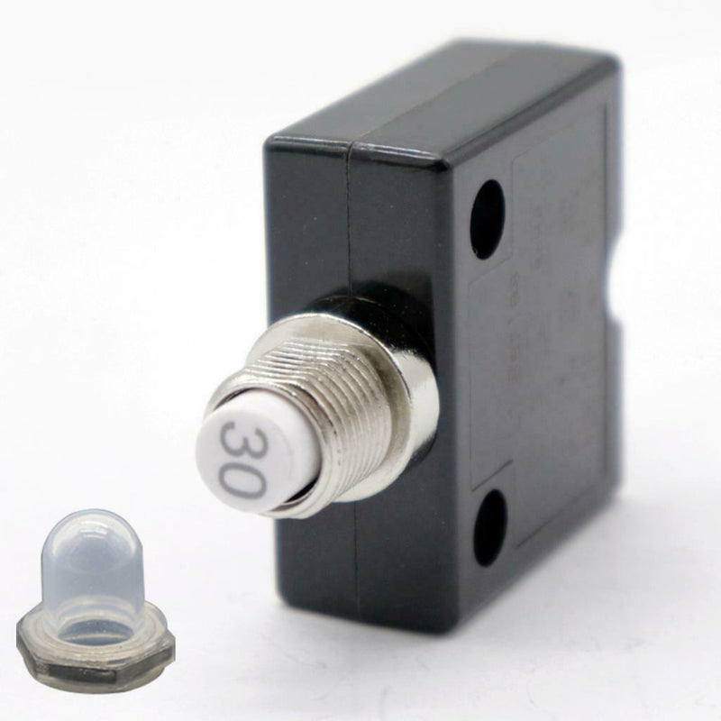 2pcs 125/250V AC Circuit Breaker Manual Overload Protector Switch Fuse