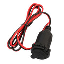 Car Charger Car  Lighter Splitter Adapter, Car Accessories - Black Red