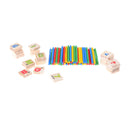 Baby Early Learning Wooden Numbers Stick Mathematics Counting Math Toys 3c