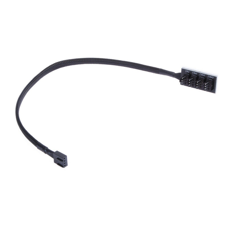 Host Case PC Cooler Cooling Fan Power Cable 1 Female to 4 Male 4Pin Socket