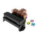 Automotive 10 Fuses 4 Relay Box Holder Over Load Protection Fuse Block