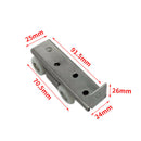 Stainless Steel Sliding Door Roller Bear 50KG Home Room Wardrobe Wood Door  R4F4
