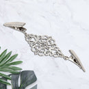 5X(Women Cardigan Sweater Blouse Pin Shawl Brooch Flower Clips Shirt Colla F5V4)