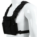 Radio Walkie Talkie Chest Pocket Harness Bags Pack Backpack Holster Two W X8P3