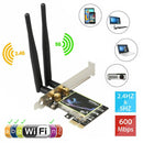 PCI-e PCI Express 600M Wireless WiFi Card Adapter Low Profile Bracket