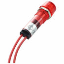 Neon Indicator Pilot Signal Lamp Red Light AC 250V w2 Wires L3X8