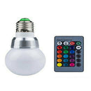 5W RGB Bulb Light Color LED Light Bulb Remote Control Entertainment Home WNI