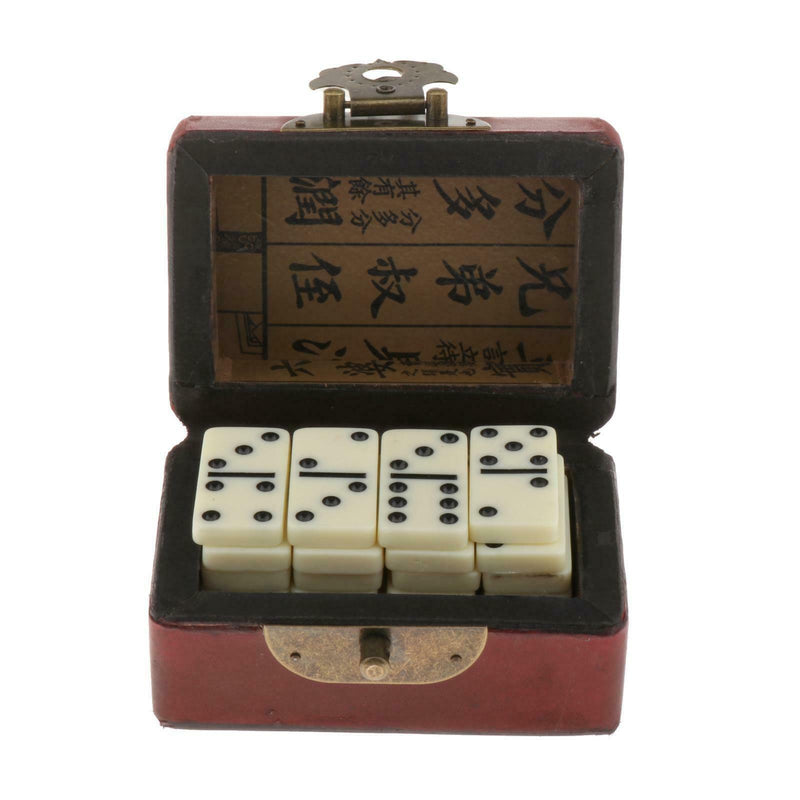 Dominoes Set with Storage Box Traditional Classic Entertainment Recreational