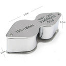 Stamps Jewelry Magnifier Twin Lens Foldable Loupe Magnifying Glass Handheld