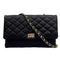 Fashion Women Shoulder Messenger Handbag Chain Leather Evening Bag (Black) A#S