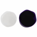 Round Plastic Single Watch Box with Sponge Cushion purple