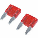 60PCS 10A 10A Auto Mini Blade Fuses Red for Car O6W4