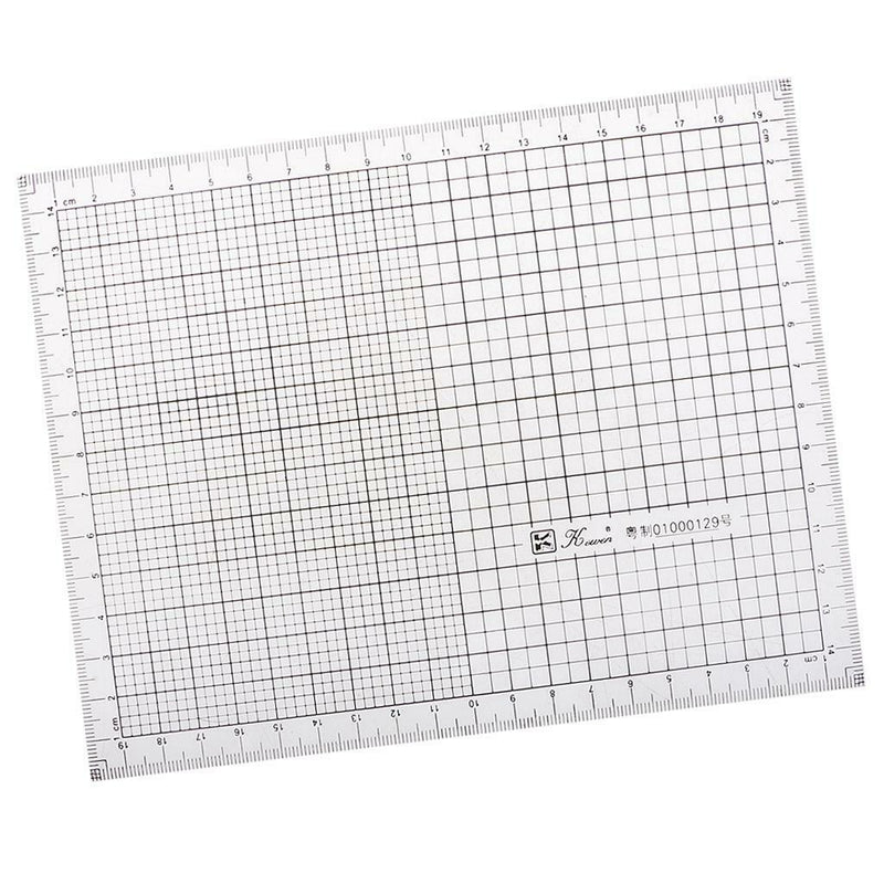 Acrylic Ruler Graph Scale Grid Ruler for Drawing Coordinate Science Supplies