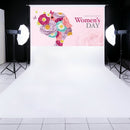 Flowers Mother Day Theme Background Cloth Home Tablecloth Photo Props Backdrop