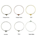 40pcs Large Metal Earrings Round Hoop / Hoops Bling Big Circle Dangle Women