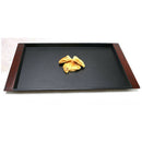 Plastic Food Breakfast Tray Cup Tea Serving Tray Sushi Platter Plate 17''