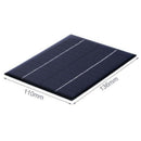 Solar Panel 12V 2W Polycrystalline Silicon Battery Power Charge for Phone Tablet