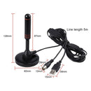 Indoor 300 Mile HDTV Antenna Aerial HD Digital TV Signal Booster Amplifier Cable
