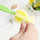 2X Sponge Brush Baby Milk Feeding Bottle Nipple Cleaning Brushes  OZ