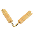 1pc 3.5mm to 6.5mm Male to Female Audio Adapter 6.5 Plug 3.5 For Gu Fly