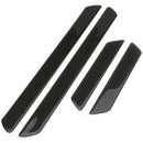 Car Door Sill Plate Protectors- Universal Carbon Fiber Door Sill Scuff Plat