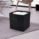 Foldable Fabric Storage Box Square Bins Cloth Organizer Storage Baskets Fol