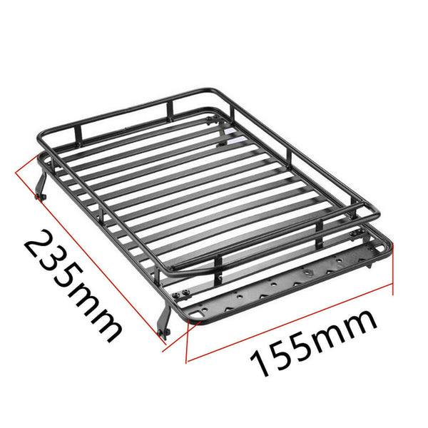 RC 1:10 Roof Luggage Rack 6 LED Lights Bar for D90 RC4WD SCX10 Axial