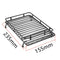 RC 1:10 Roof Luggage Rack 6 LED Lights Bar for D90 RC4WD SCX10 Axial