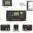 Solar Panel Controller Battery Charge Regulator 12V/24V Auto With Dual UsbÃ¯Â¼Ë† H3V4