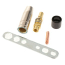 19pcs Mig Welding Torch MB 15AK Accessories Kit Brass Nozzle and Contact Tips