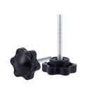 M4 x 30 mm Male Thread 25mm Star Head Bolt On Self-tapping Screw Handle 5 P B5I4