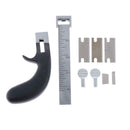 Aluminium Alloy Draw Gauge Strap Cutter Leather Or Lace Strap Cutter Tool