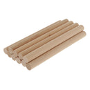 10pcs Wooden Dowel Rod Wooden Dowel 17mm Thin Wooden
