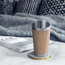 Bamboo Coffee Cup Stainless Steel Coffee Travel Mug With Leak-Proof Cover I