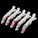 5x Plastic Hairdressing Salon Sectioning Barrette Crocodile Clip Hairpin