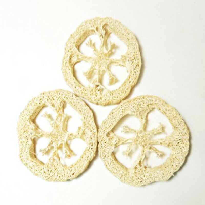 4-6Cm Wide 50Pcs/Lot Natural Loofah Slice Diy Customize Soap Tools,Cleaner, J6D5