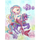 5D DIY Special Shaped Diamond Painting Girl Cross Stitch Mosaic Craft Kits