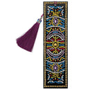 DIY Special Shaped Diamond Painting Creative Leather Tassel Bookmark Gift