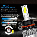 9007 HB5 LED Headlight Conversion Kit w/Decoder Bulbs Lamp 6500K Beam Bulbs Whit