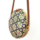 Handmade Woven Beach Circle Bohemia Handbag Round Mulit Style Straw Bag Han
