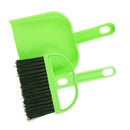 Mini Green Black Car Keyboard Cleaning Whisk Broom Shovel Set